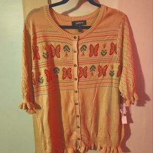 Modcloth butterfly sweater